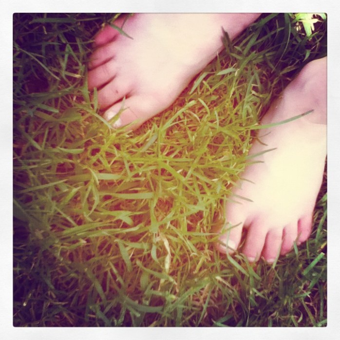 Toes in Grass
