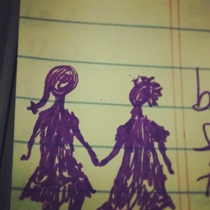 Two of the characters from the novel I'm calling A Trail of Crumbs.